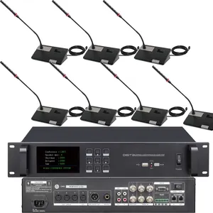 MiCWL Audio 12 Video a collo di cigno sistema di microfoni per conferenze digitali 12 Desktop LED 1 presidente 11 unità ausiliaria
