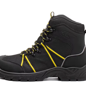 Unisex Factory Construction Work Boots Leather Steel Toe Anti Slip Puncture Proof <strong>Safety</strong> Shoes - Product Image 3