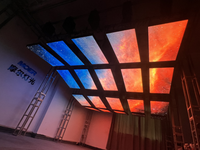 MOER Produit innovant DMX512 Éclairage cinétique Moteur Dmx Écran de levage à LED Écran d'affichage à LED flexible
