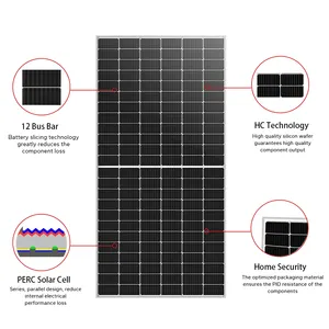 Panel surya panel generator energi Kinse kualitas terbaik 540W untuk sistem baterai tenaga surya rumah