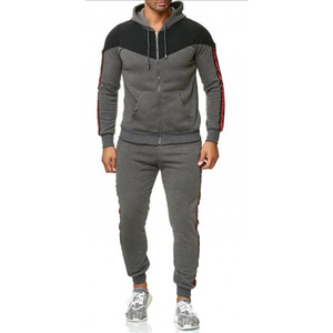 Survêtements de sport à capuche antibactériens et respirants de dernière conception pour hommes, ensembles de survêtements de jogging grande taille pour l'hiver - Product Image 3