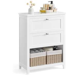 Armoire <span class=keywords><strong>de</strong></span> rangement pour <span class=keywords><strong>salle</strong></span> <span class=keywords><strong>de</strong></span> <span class=keywords><strong>bain</strong></span> moderne avec 2 <span class=keywords><strong>tiroirs</strong></span> et organisateur <span class=keywords><strong>de</strong></span> <span class=keywords><strong>meuble</strong></span> en bois pour <span class=keywords><strong>salle</strong></span> <span class=keywords><strong>de</strong></span> <span class=keywords><strong>bain</strong></span> à domicile - Product Image 1