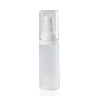 Crème de soin pour la peau transparente, produit recyclable, prix réglable, flacon à pompe sans air, 30ml 50ml, vente en gros