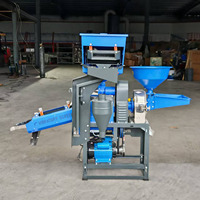 Machine à décortiquer le riz, décortiqueuse de riz combinée, moulin à farine de riz de qualité supérieure, mini moulin à riz à rouleaux à vendre