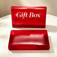 Boîte cadeau en plastique PET personnalisée, emballage de vente au détail pour bonbons, friandises et produits de collation