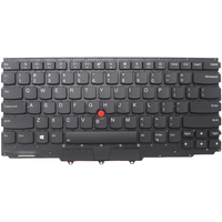 Nuevo Teclado Compatible con ThinkPad X1 Yoga 2.ª Gen. 2017, Diseño Estadounidense, Inalámbrico, Tamaño Completo, Portátil, Retroiluminado LED