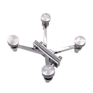 प्रीमियम फ्रेमलेस मकड़ी स्टेनलेस स्टील ग्लास दीवार सिस्टम स्पिडर ग्लास दीवार फेसडे बिल्डिंग ग्लास पर्दे दीवार सिस्टम - Product Image 4