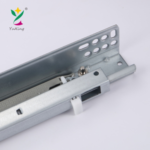 YUXING Full Extension Telescopic <strong>Slide</strong> <strong>Soft</strong> <strong>Close</strong> Concealed <strong>Drawer</strong> <strong>Slide</strong> - Product Image 5