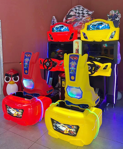 Máquina de Juego de Carreras Arcade Profesional con Monedas, Juego de Conducción de Autos, Set Completo con Asiento para Centro de Juegos de Centro Comercial - Product Image 1