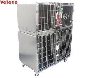 Clínica de acero inoxidable fisioterapia animal canino mascota veterinaria rehabilitación infrarroja ir luz láser <span class=keywords><strong>jaula</strong></span> de oxígeno - Product Image 1