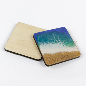 Artisanat en résine, coquillages polis, aimant de réfrigérateur DIY, coquille naturelle faite à la main avec vue sur la <span class=keywords><strong>mer</strong></span>, décoration de maison unique et élégante - Product Image 3