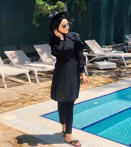 Wholesale Baju Renang Wanita Muslim Pakaian Renang Wanita Islami untuk Berenang Grosir Baju Renang Lengan Panjang