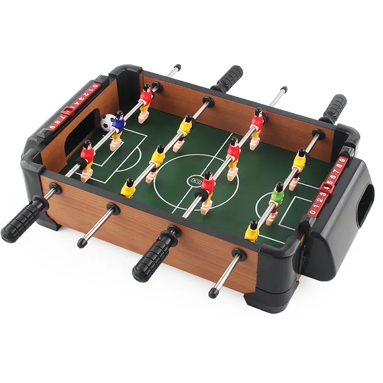 Benutzer definierte Mini Tisch Tischfußball Holz Desktop Fußball Tisch Spielzeug Indoor Tischfußball Fußball Tisch