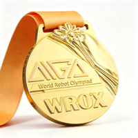 Médaille de marathon personnalisée en alliage de zinc durable, dorée, avec impression UV et gravure laser, moulée sous pression, pour la course sportive - Vente en gros