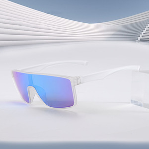 LBashades <span class=keywords><strong>59</strong></span> Newest Large Frame square One Piece Lunettes <span class=keywords><strong>de</strong></span> soleil en gros Oversized UV400 Outdoor Sports Shades for Women - Product Image 4