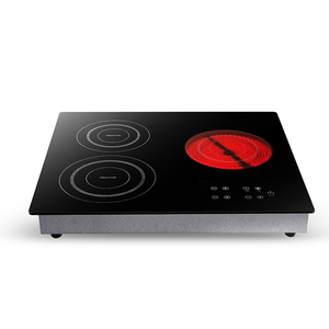 Table de cuisson à induction encastrable 3 feux avec revêtement en verre céramique, fonction Hotpot, pour usage domestique, prix de gros avantageux - Product Image 1
