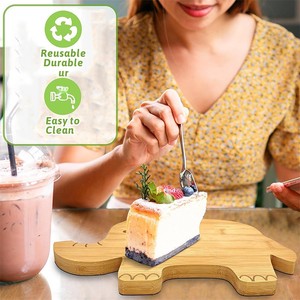 Planche à découper en bambou en forme d'éléphant pour enfants, créative et portable, pour <span class=keywords><strong>la</strong></span> <span class=keywords><strong>cuisine</strong></span> et les fruits - Product Image 2