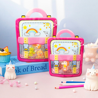 Vente en gros de sacs en plastique refermables à fermeture éclair personnalisés, pochette d'emballage de forme spéciale sur support pour enfants pour bonbons, sushi et lait