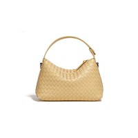 Sac à bandoulière en cuir de vachette artisanal haut de gamme, nouveau modèle, sac à main en cuir véritable tissé pour femmes
