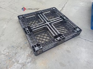 <span class=keywords><strong>Pallet</strong></span> in Plastica Riciclata Monouso LYPALLETS, Nero, 1000x1000, Vassoio in Plastica - Product Image 2