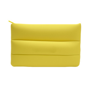 Trousse de Toilette Suspendue Légère en Néoprène Résistante à l'Eau Jaune Gris Zippée Moyenne Portable pour Voyage - Product Image 5