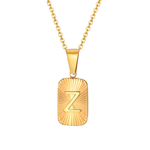 A-z Initiales Colliers Pour Femmes Filles Or Carré Pendentif Colliers Bijoux De Luxe Cadeaux <span class=keywords><strong>Pas</strong></span> <span class=keywords><strong>Cher</strong></span> Initial Colliers - Product Image 6
