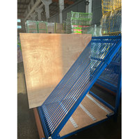 Support pour harpes en verre, chariot en verre robuste, support pour harpes en verre, étagère en verre, entrepôt, étagères verticales en acier métallique