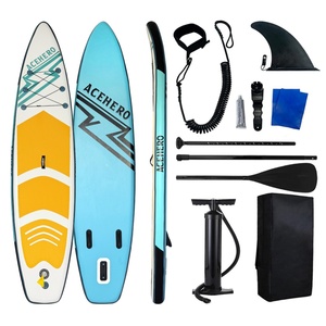 กระดานยืนพายแบบเป่าลมระดับพรีเมียม (SUP Board) ดีไซน์แบบ Drop Stitch เป็นมิตรกับสิ่งแวดล้อม พร้อมอุปกรณ์ครบชุดสำหรับทุกระดับความสามารถ - Product Image 1