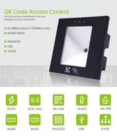 Lector de Tarjetas Mifare NFC, Lector de Códigos QR, Control de Acceso Wiegand, TCP/IP, RS485, USB