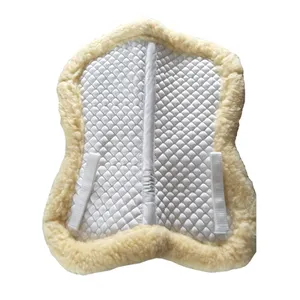Wholesale Winter warm fleece horse saddle pads high quality western saddles for horses half pads