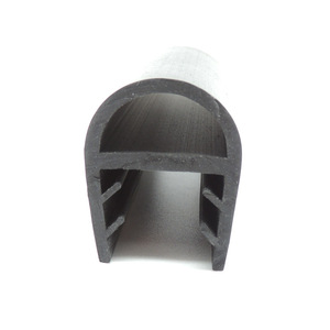 U Shaped Epdm <b>Rubber</b> Sealing <b>Strip</b> 1000mm For Glass Cabinet Door Window Protection - Product Image 1