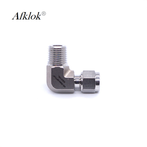 Khuỷu tay ống phù hợp nén NPT BSP 90 độ bên ngoài Vít nam khuỷu tay phụ kiện - Product Image 2