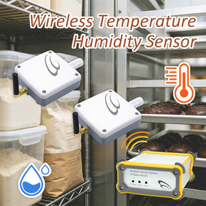2 Sets Smart <b>Temperature</b> Humidity Monitor <b>wireless</b> <b>Temperature</b> Humidity <b>Sensor</b> With Base Station And Antenna - Product Image 2