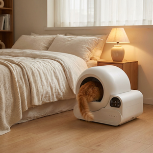 Koeda ALB03 Lettiera Intelligente per <span class=keywords><strong>Gatti</strong></span> da 70L in Plastica con Controllo Odori, Controllo tramite APP, Semi-Automatica, Facile da Pulire e Design Confortevole - Product Image 3