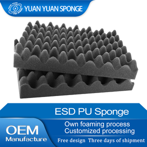 Trung Quốc chống tĩnh Hồng bọt lót sóng shipper hộp tự làm việc sóng container với Polyurethane PU Chất liệu - Product Image 3