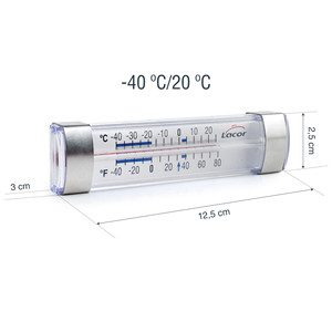 Termometro per frigorifero Lacor, scala doppia Celsius Fahrenheit, per il monitoraggio della temperatura del frigorifero e del congelatore - Product Image 2