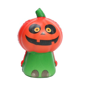 2022 PU <b>Foam</b> Slow Rising Scented Soft Kawaii Squeeze Toys Decoration Cute Pet Animals <b>Pumpkin</b> Bulk Fidget Halloween Squishy Toy - Product Image 1