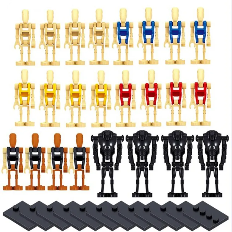 24pcs/set Battle Droid Ro-go Building Blocks Toys warrior fighter soldier trooper for Kids Boys Gifts Enlighten Children