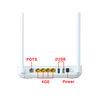 Echolife EG8145X6 Gateway 4GE+1Pots Wifi AC DC Xpon Gpon Onu con 4 Antenas Compatible con OEM ONU ONT Hg8245q2 Fabricante de ONU X6 V5