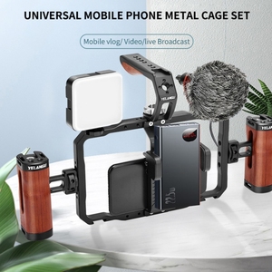 Tốt nhất bán YELANGU lw101vlogging phát sóng trực tiếp điện thoại thông minh video Giàn Khoan xử lý ổn định Bộ dụng cụ video Bộ dụng cụ chiếu sáng - Product Image 2