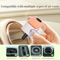 Diffuseur d'aromathérapie intelligent pour voiture OEM ODM avec écran, longue durée, en PP PETG et cuir, rafraîchisseur d'air pour voiture