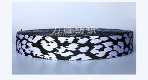 Harga Pabrik Tali Webbing Nilon Asli 50mm Motif Leopard Dua Sisi, Sabuk Anyaman - Product Image 6