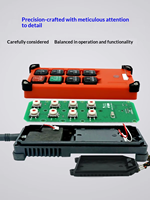 Control Remoto para Grúa F21-E1B, Control Remoto Industrial de 6 Teclas, Transmisor y Receptor Inalámbricos