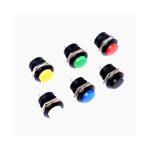 7 Colors R13-507 16MM Round Non Locking Self Reset <b>Push</b> <b>Button</b> <b>Switch</b> Start <b>Switch</b> - Product Image 4