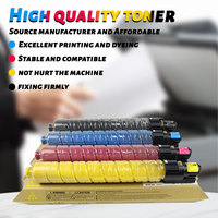 Cartucho de Tóner Compatible con Aficio MP C2800 C3300 3001 3501 Lanier LD 528C 533 630 635C para Ricoh MPC3501 CKMY, Color Completo