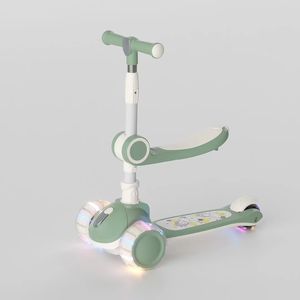 Enfants jouet Scooter 1-12 ans enfants peuvent plier la pédale du grand garçon bébé toboggan coup de pied Scooter à vendre - Product Image 1