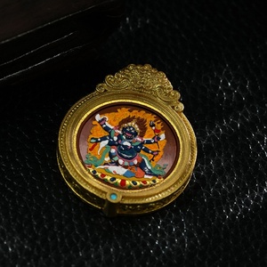กล่องพระเครื่องทิเบตแบบทังก้า ลายธรรมชาติ ทำจากทองแดง วาดด้วยมือ สีเหลือง พระอมิตาภายุคศักดิ์สิทธิ์ พระอมิตาภายุคศักดิ์สิทธิ์ พระอมิตาภายุคศักดิ์สิทธิ์ พระอมิตาภายุคศักดิ์สิทธิ์ พระอมิตาภายุคศักดิ์สิทธิ์ พระอมิตาภายุคศักดิ์สิทธิ์ พระอมิตาภายุคศักดิ์สิทธิ์ พระอมิตาภายุคศักดิ์สิทธิ์ พระอมิตาภายุคศักดิ์สิทธิ์ พระอมิตาภายุคศักดิ์สิทธิ์ พระอมิตาภายุคศักดิ์สิทธิ์ พระอมิตาภายุคศ - Product Image 2