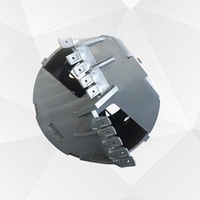 Godet de forage de 1.2 mètres de diamètre avec dents plates avec dents de sol pour l'industrie des fondations sur pieux pour pelle rotative