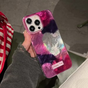 Funda para iPhone 15 Pro Max con Diseño de Espiral Veraniego y Corazón en Bloques de Color, Accesorios para iPhone 17 Pro Max - Product Image 1