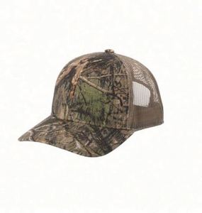 Gorra Trucker de Camuflaje de 6 Paneles, Moderna, Negra, con Estampado de Camuflaje, de Lona Vaquera, con Logotipo Personalizado, para Ciclismo al Aire Libre, Playa, Uso Casual - Product Image 3